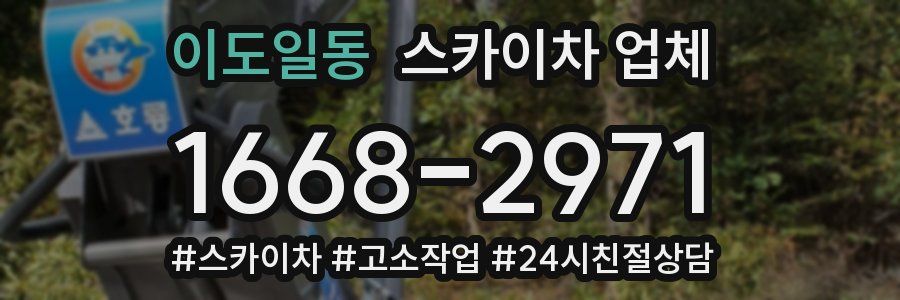 이도일동 스카이차 업체