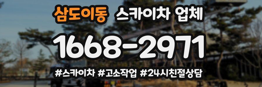 삼도이동 스카이차 업체