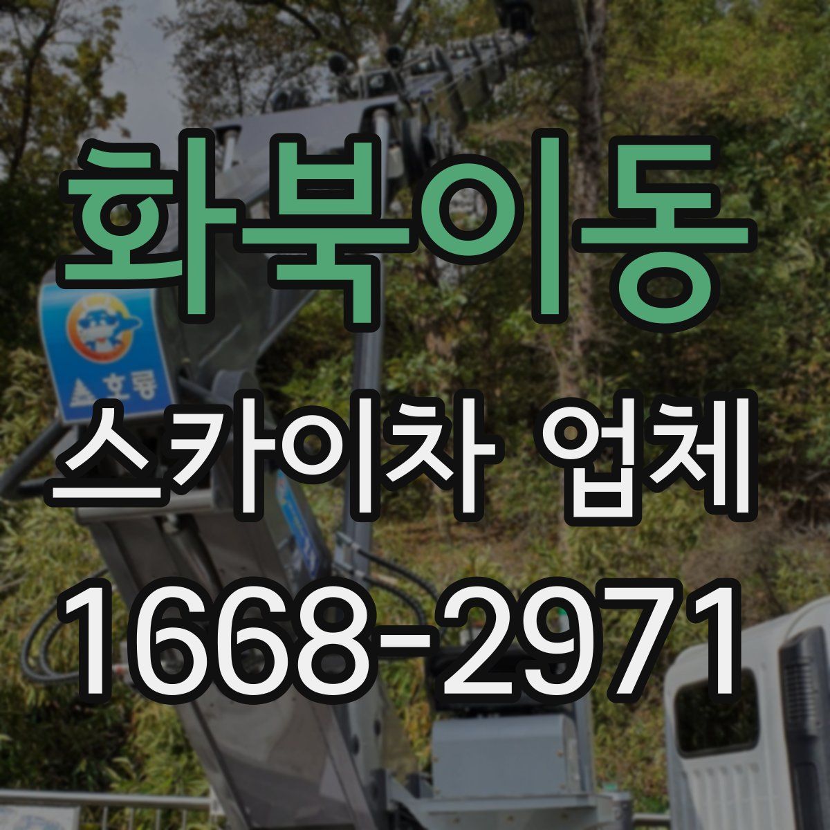 화북이동 스카이차 업체