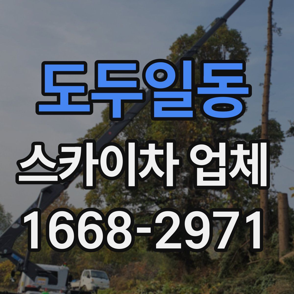도두일동 스카이차 업체