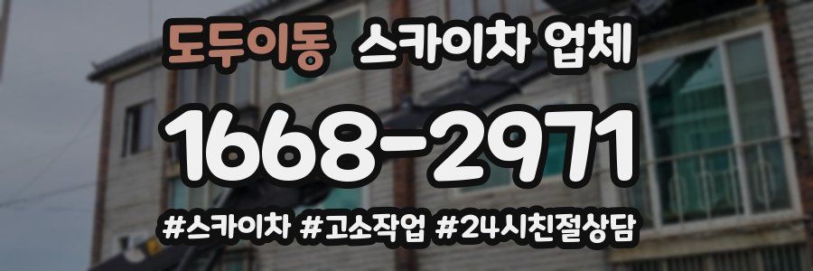 도두이동 스카이차 업체