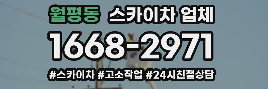 월평동 스카이차 업체