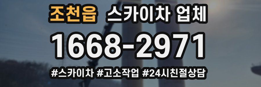 조천읍 스카이차 업체