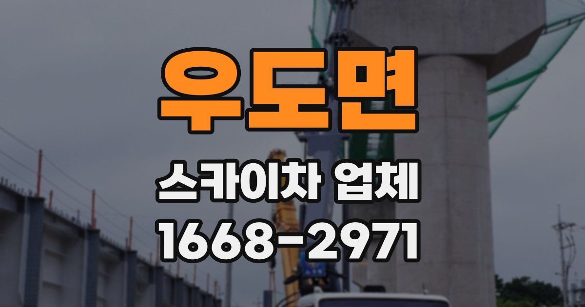 우도면 스카이차 업체