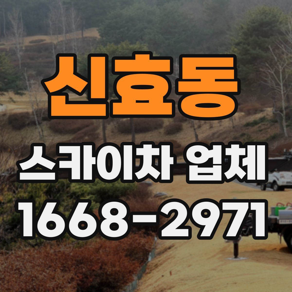 신효동 스카이차 업체