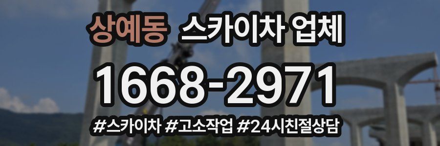 상예동 스카이차 업체