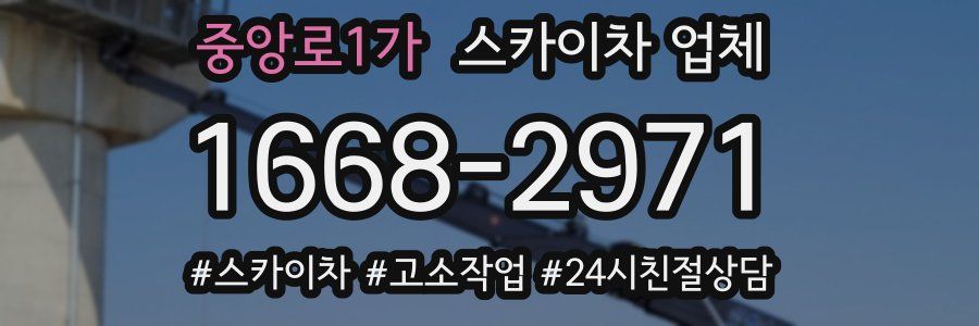 중앙로1가 스카이차 업체