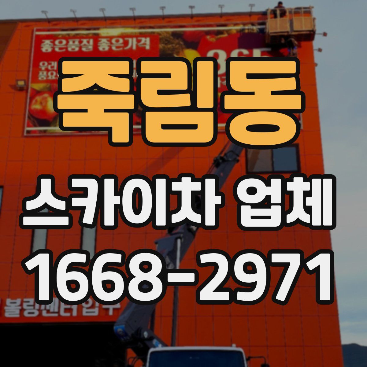 죽림동 스카이차 업체
