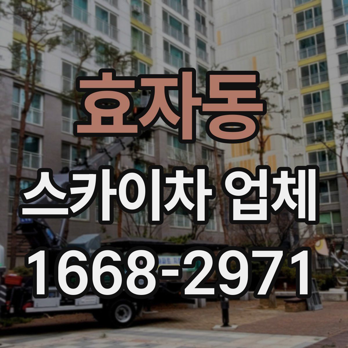 효자동 스카이차 업체