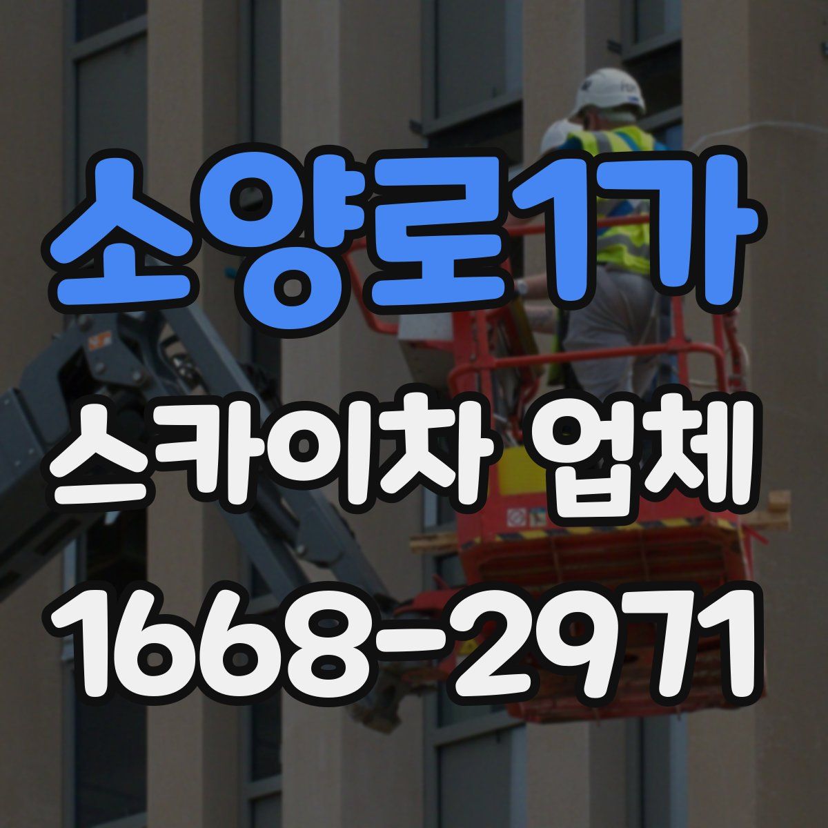 소양로1가 스카이차 업체