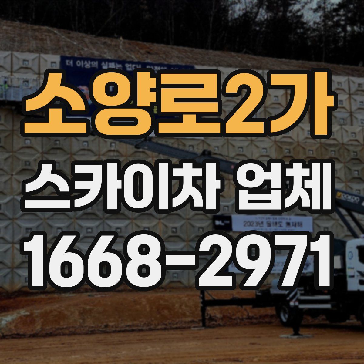 소양로2가 스카이차 업체