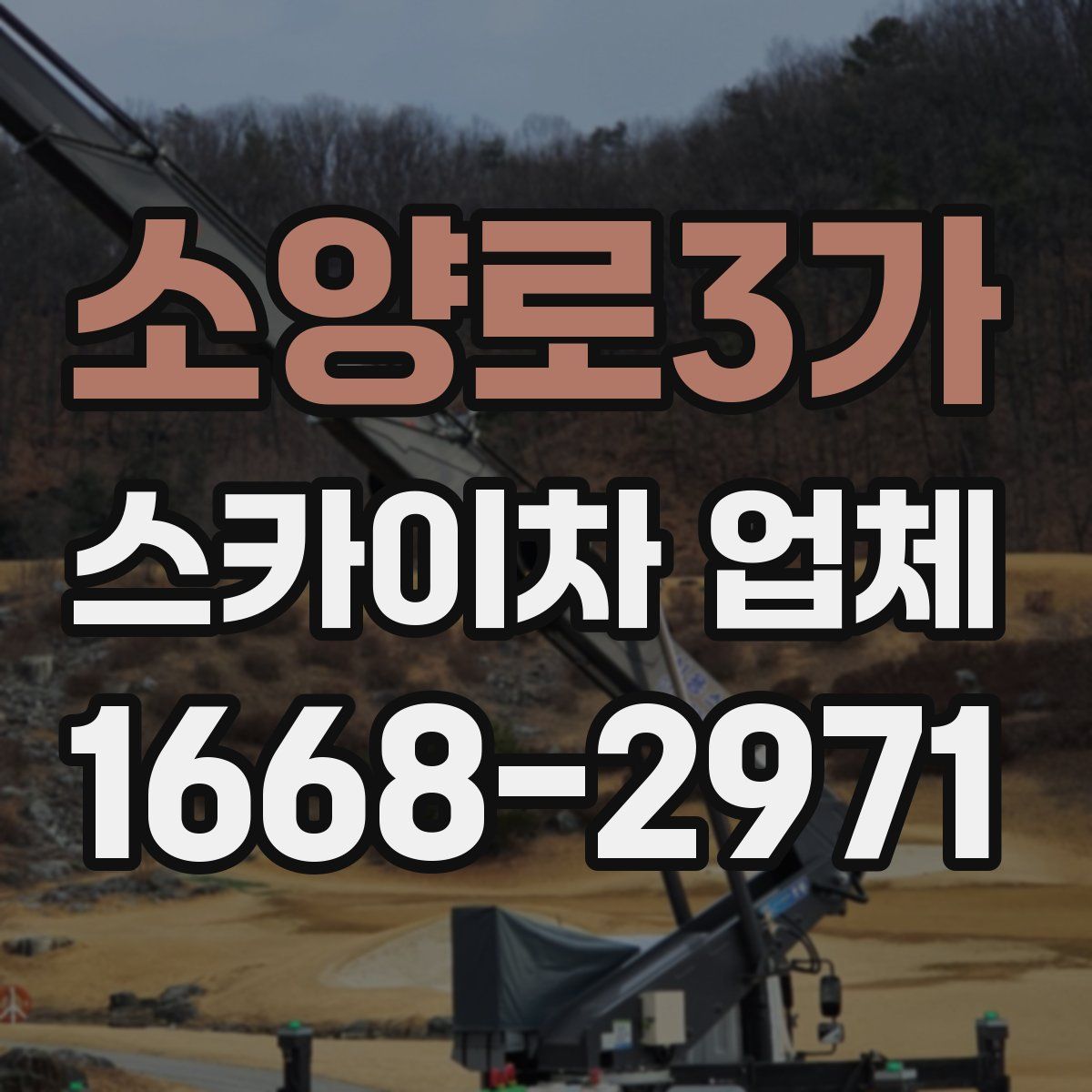 소양로3가 스카이차 업체