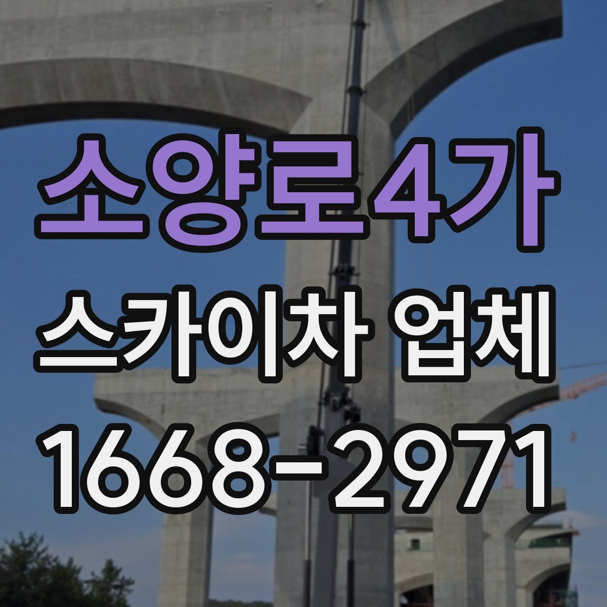 소양로4가 스카이차 업체
