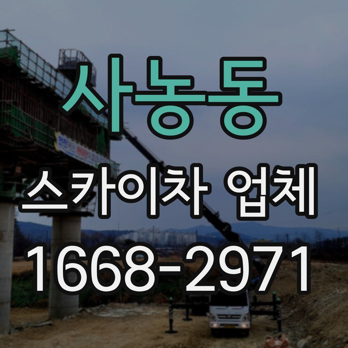 사농동 스카이차 업체