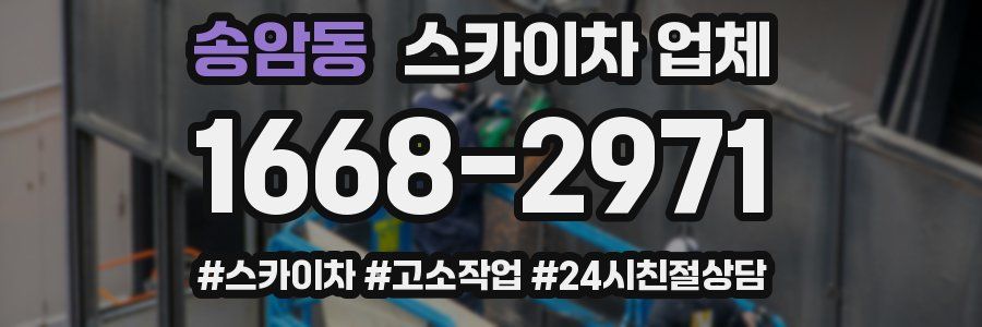 송암동 스카이차 업체