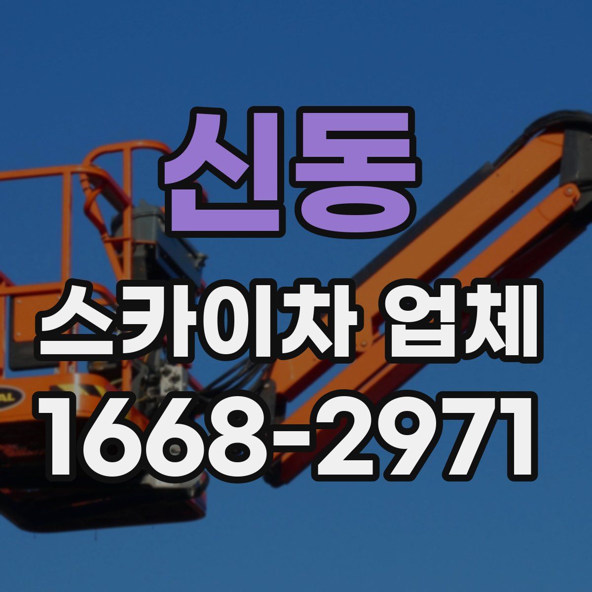 신동 스카이차 업체