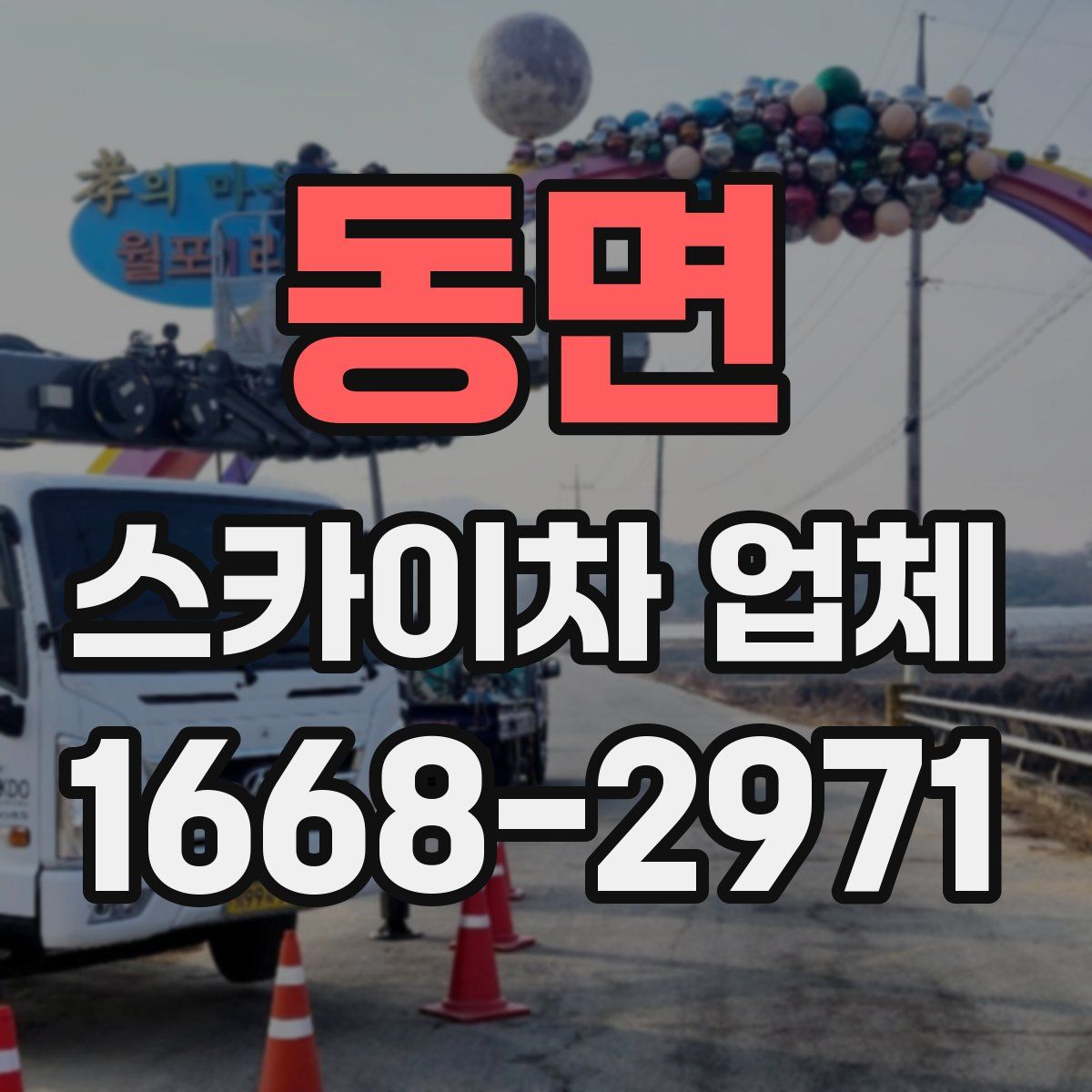 동면 스카이차 업체