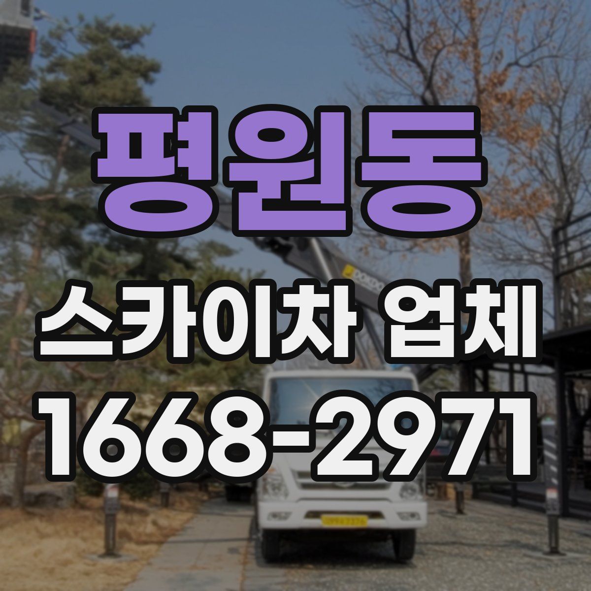 평원동 스카이차 업체