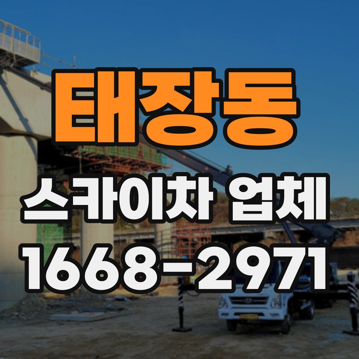 태장동 스카이차 업체