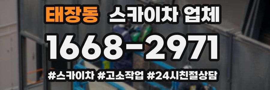 태장동 스카이차 업체