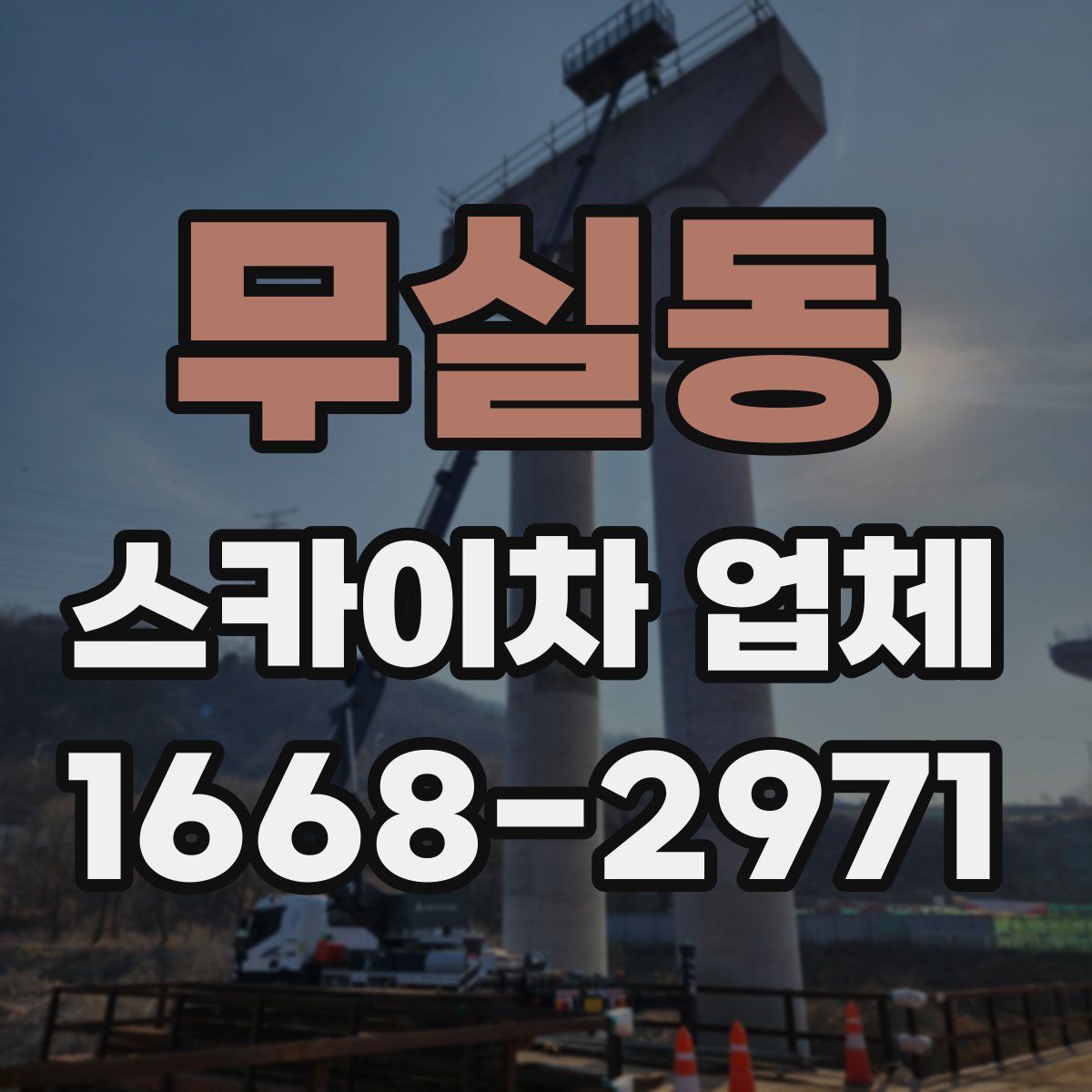 무실동 스카이차 업체