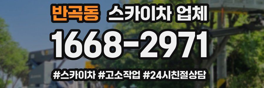 반곡동 스카이차 업체