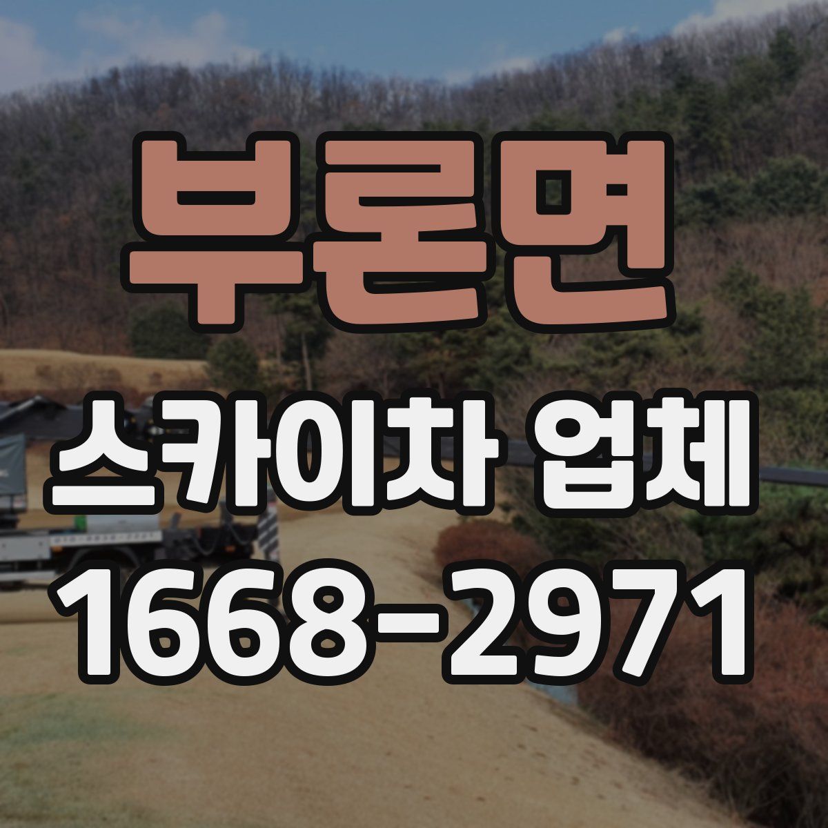 부론면 스카이차 업체