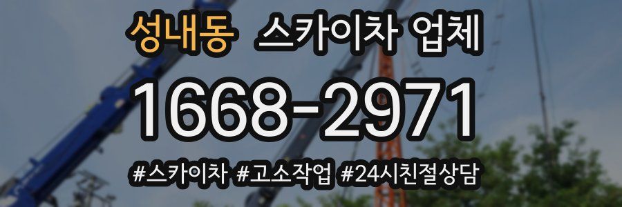 성내동 스카이차 업체