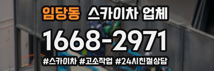 임당동 스카이차 업체