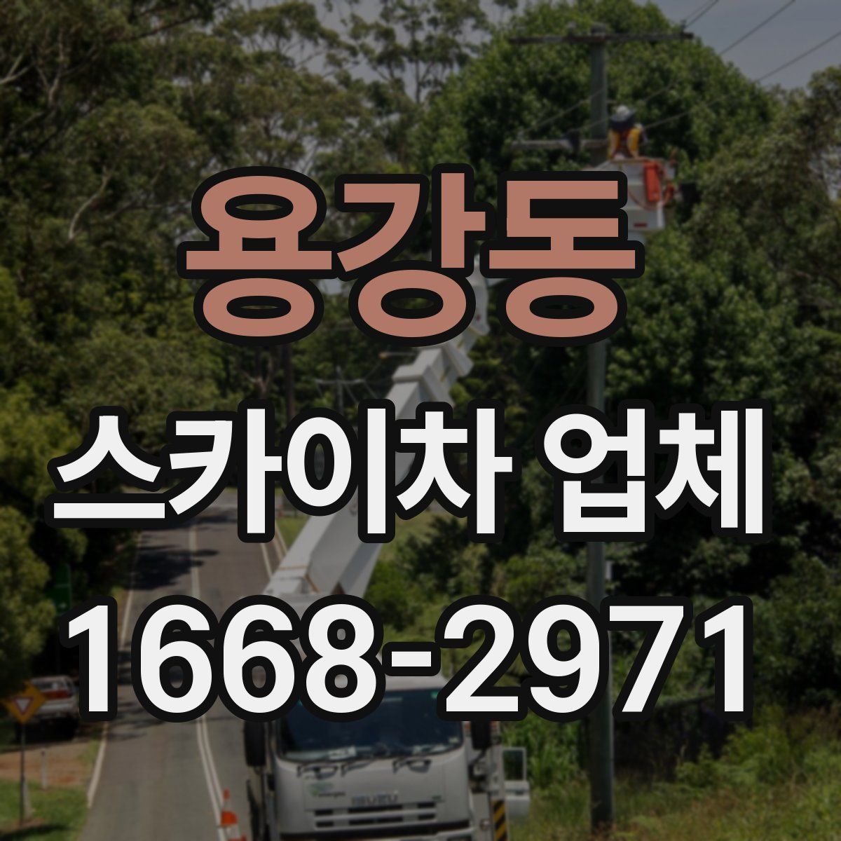 용강동 스카이차 업체