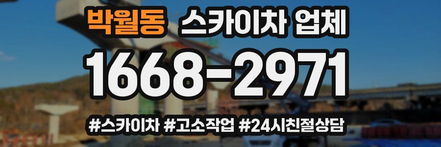 박월동 스카이차 업체