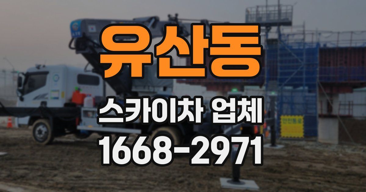 유산동 스카이차 업체