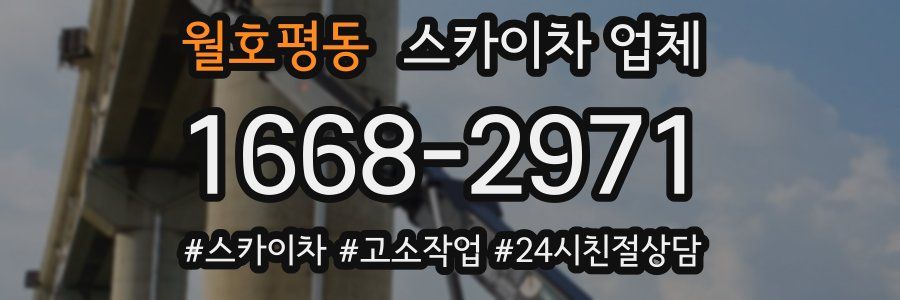 월호평동 스카이차 업체