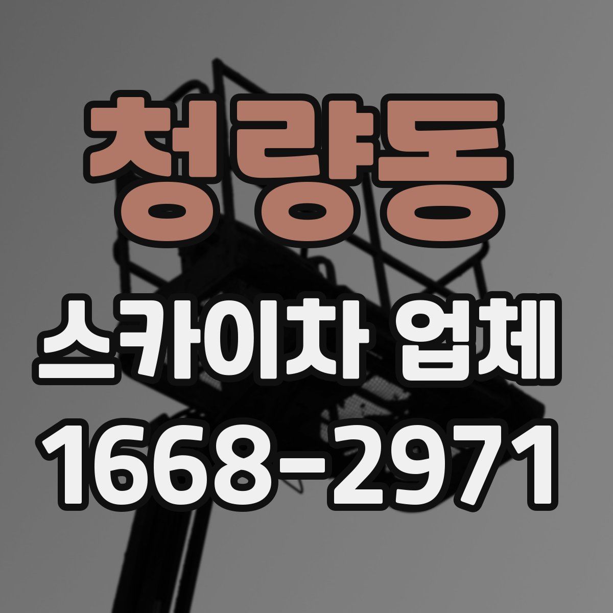 청량동 스카이차 업체