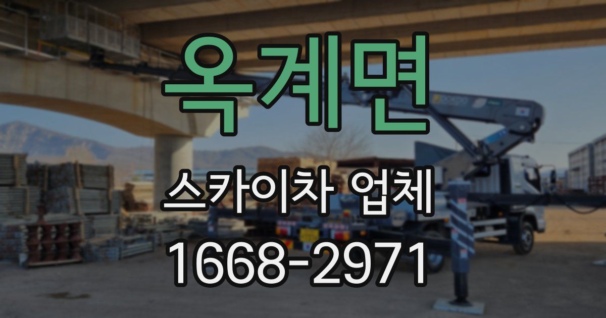 옥계면 스카이차 업체