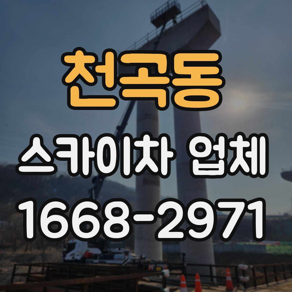 천곡동 스카이차 업체