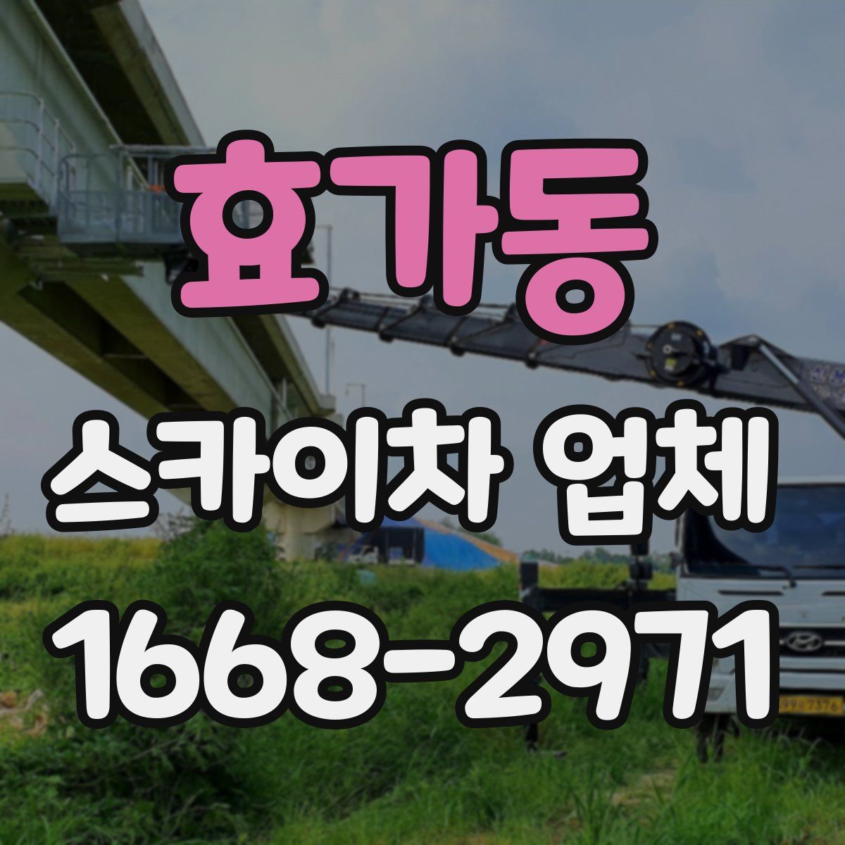 효가동 스카이차 업체