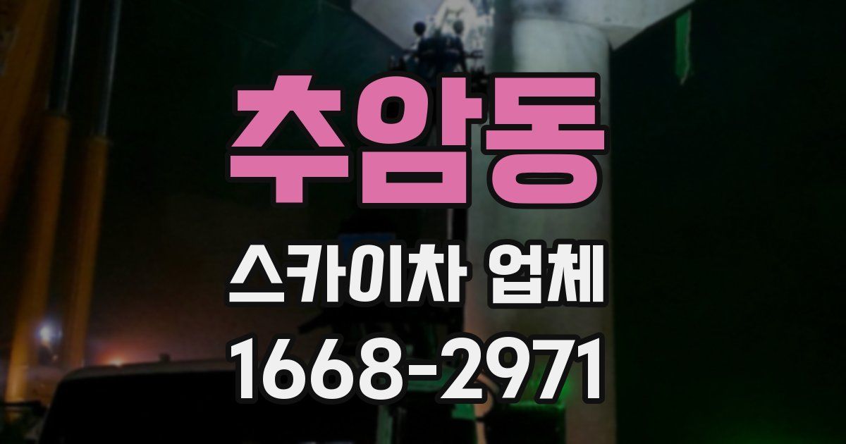 추암동 스카이차 업체
