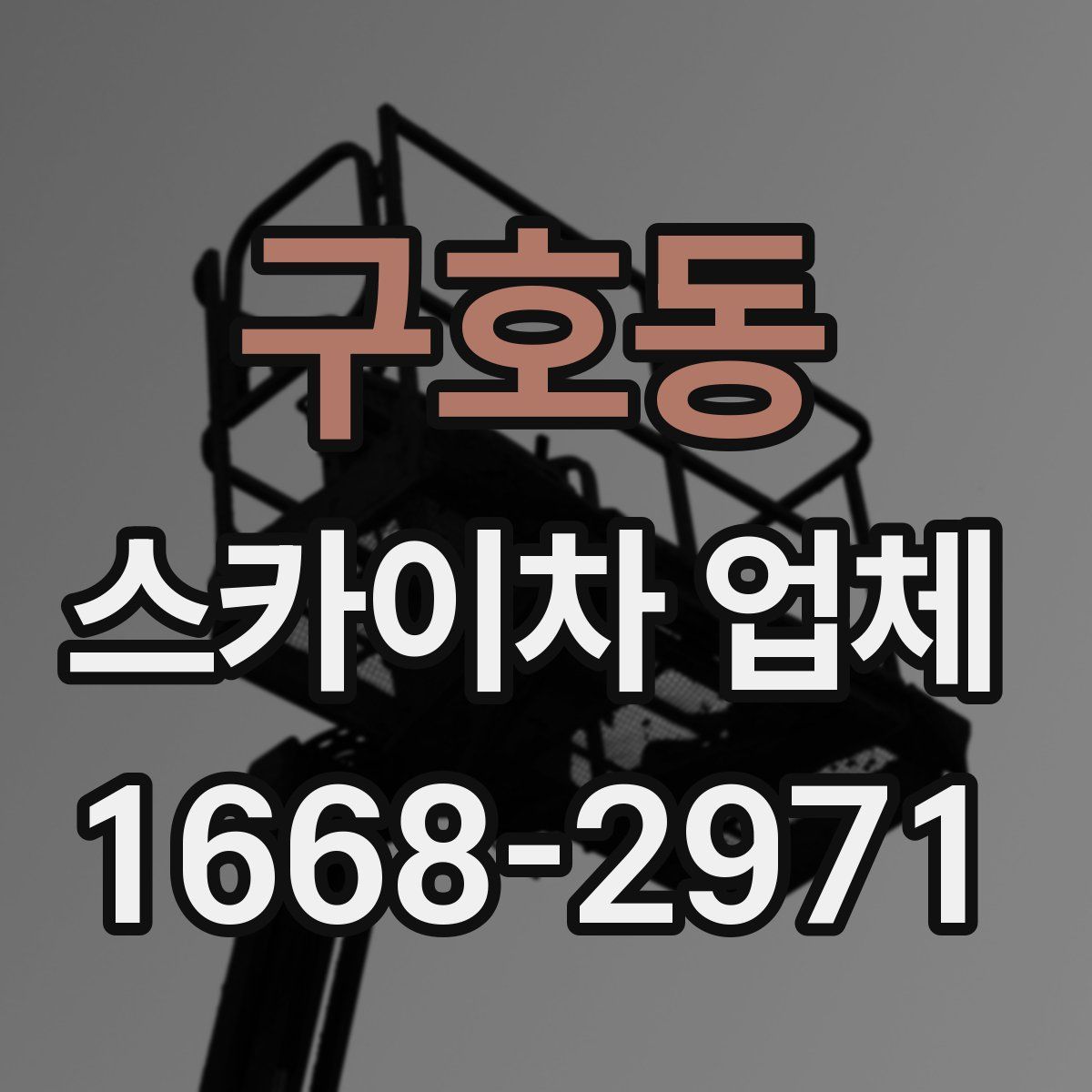 구호동 스카이차 업체