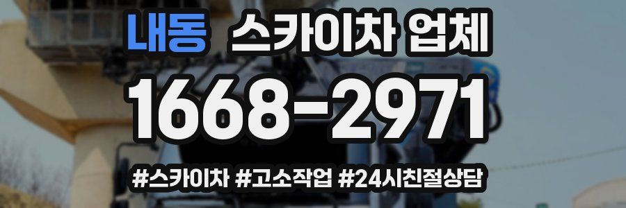 내동 스카이차 업체