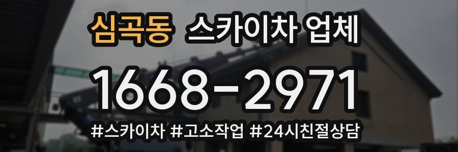 심곡동 스카이차 업체