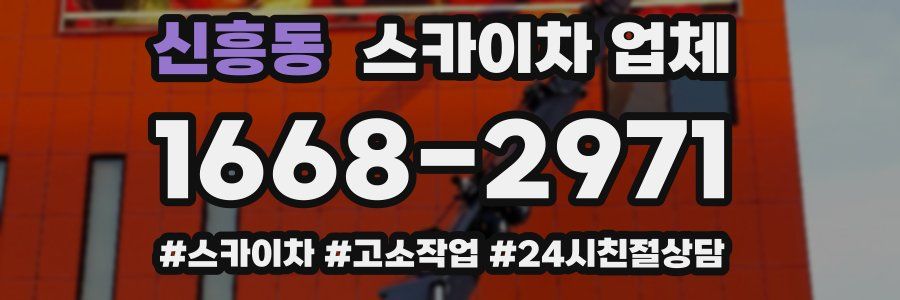 신흥동 스카이차 업체