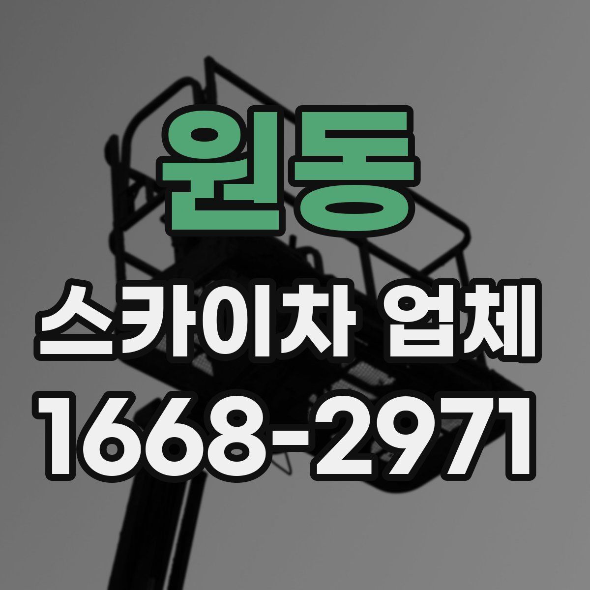 원동 스카이차 업체