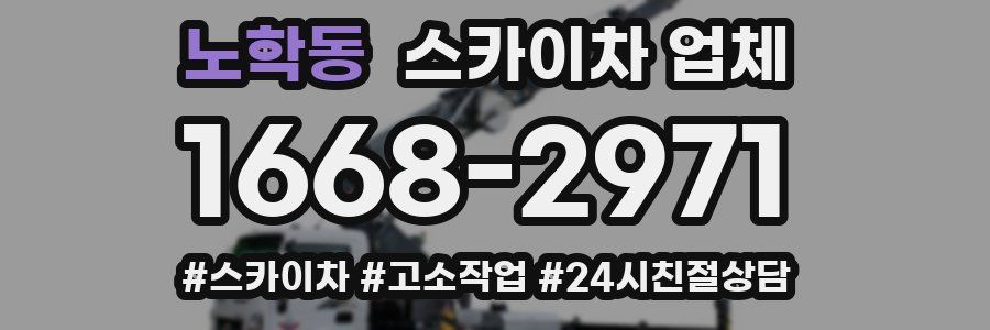 노학동 스카이차 업체