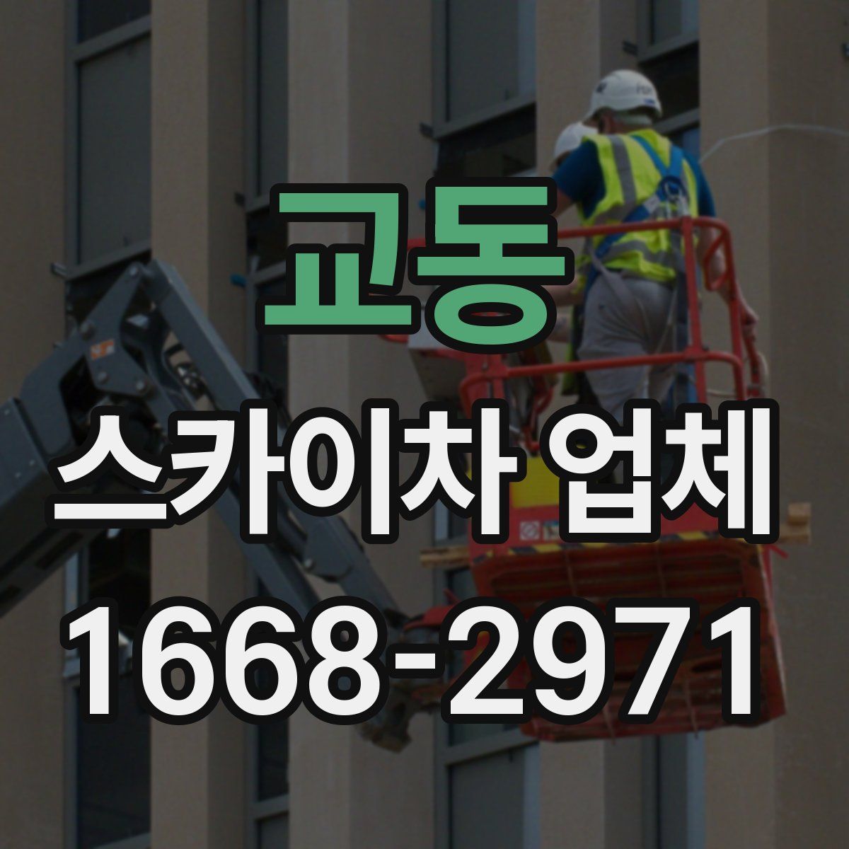 교동 스카이차 업체