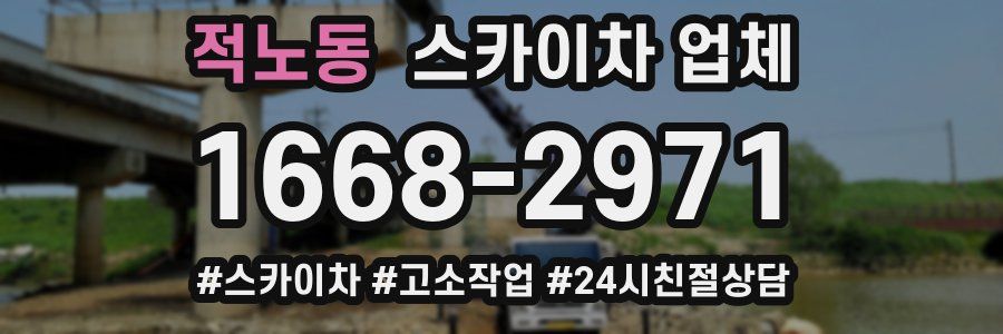 적노동 스카이차 업체