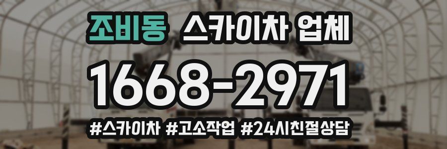 조비동 스카이차 업체