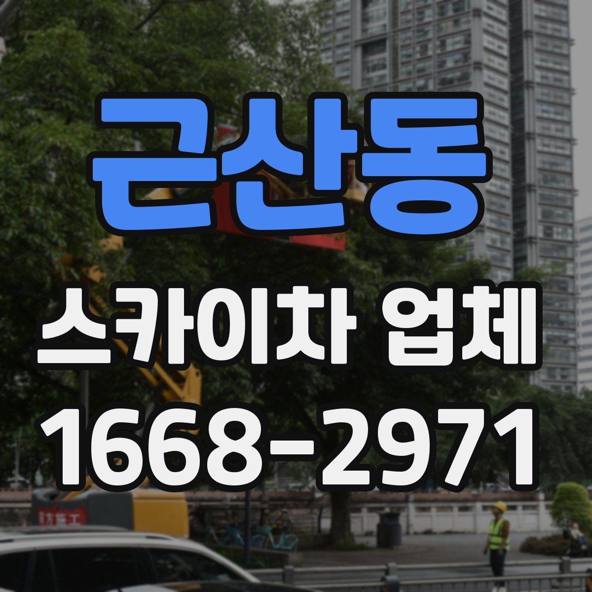 근산동 스카이차 업체