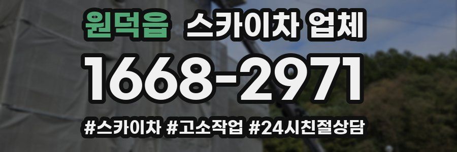 원덕읍 스카이차 업체