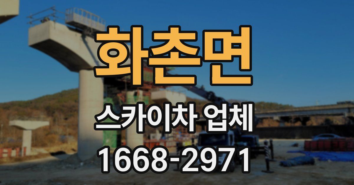 화촌면 스카이차 업체